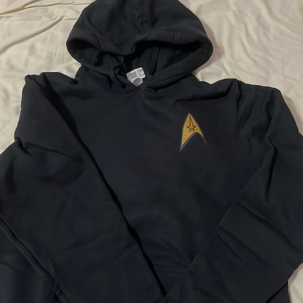 Star Trek Hoodie Medium New